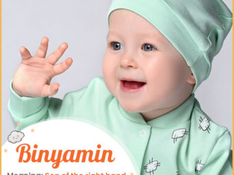 Binyamin means son of the right hand