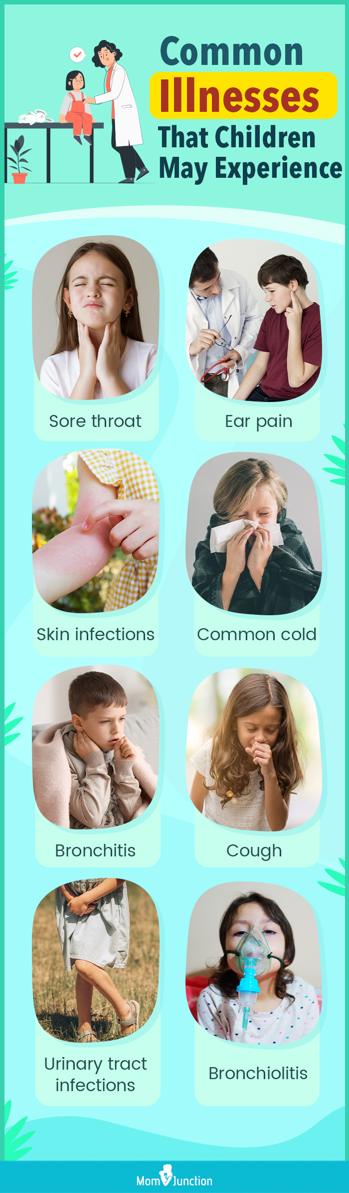 common illnesses that children may experience (infographic)