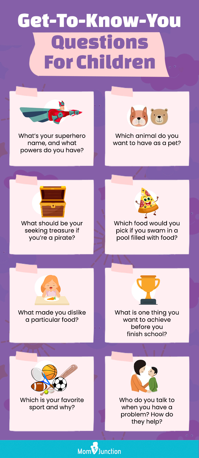 get to know you questions for children (infographic)