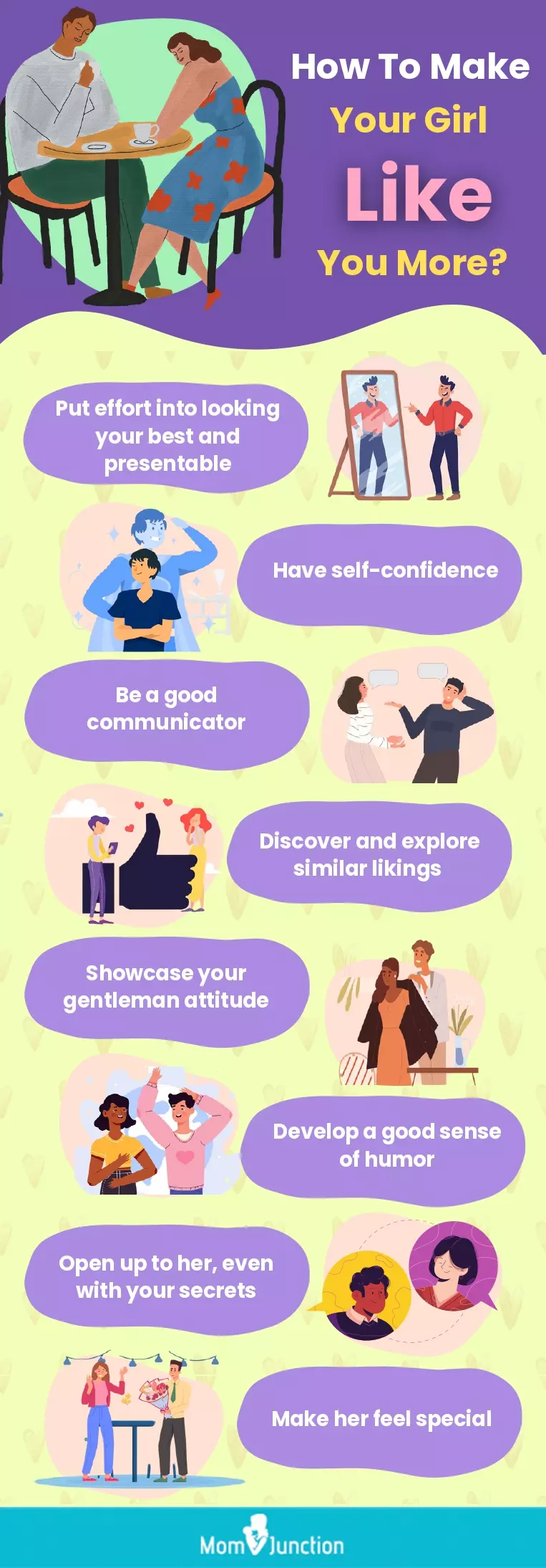 how to make your girl like you more (infographic)