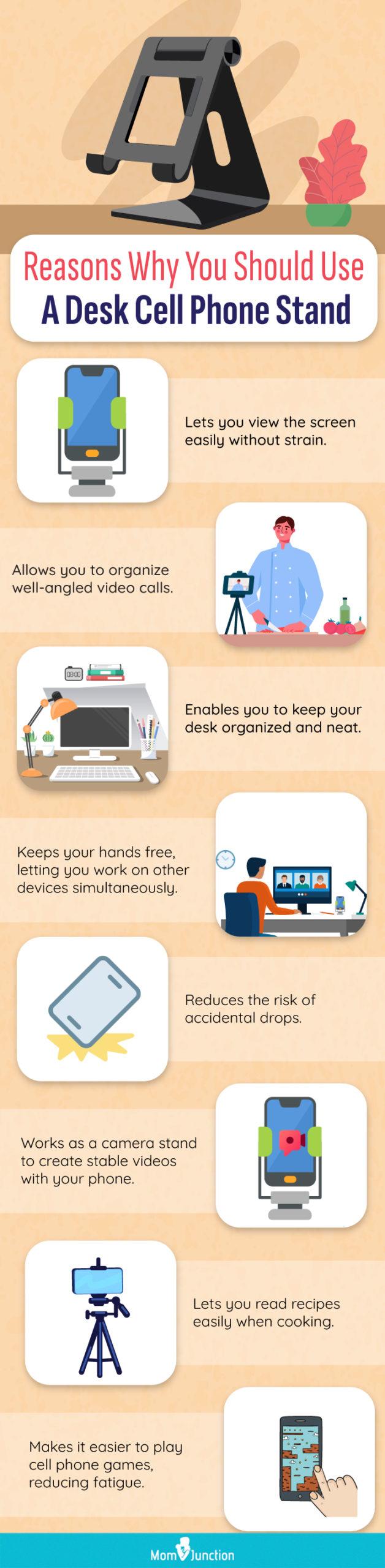 Reasons Why You Should Use A Desk Cell Phone (infographic)