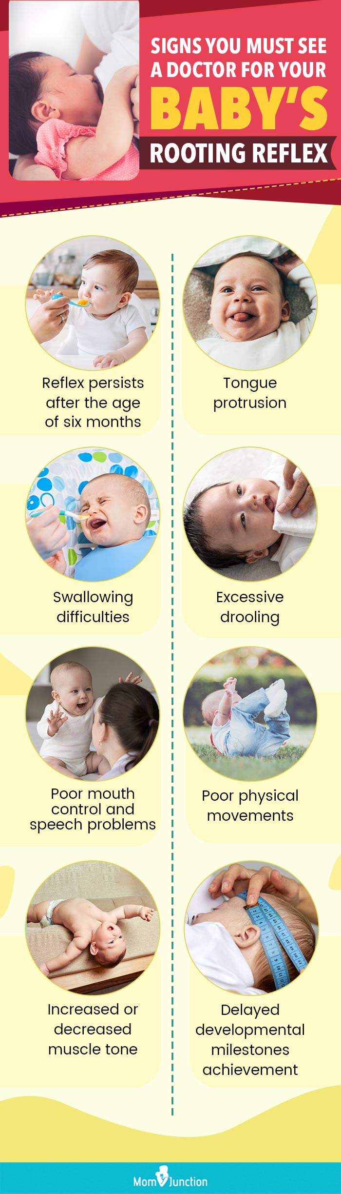 signs you must see a doctor for your baby’s rooting reflex (infographic)