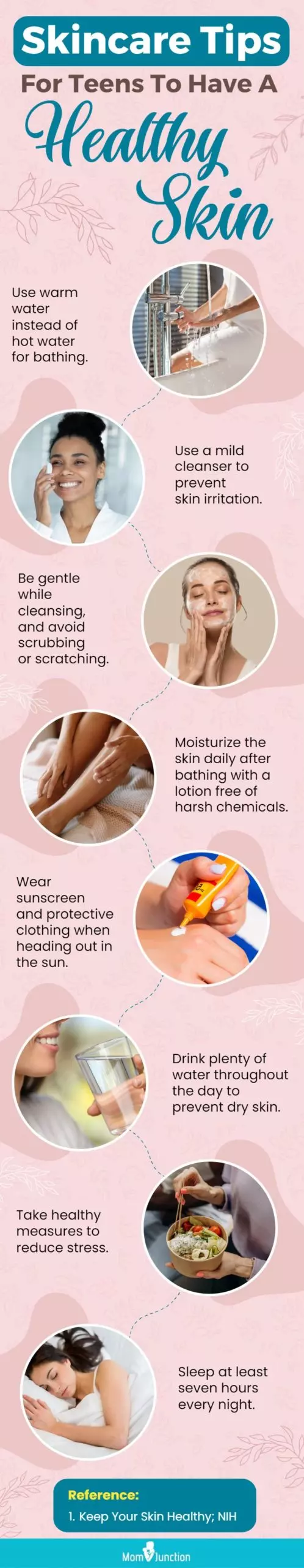 Skincare Tips For Teens For A Healthy Skin (infographic)