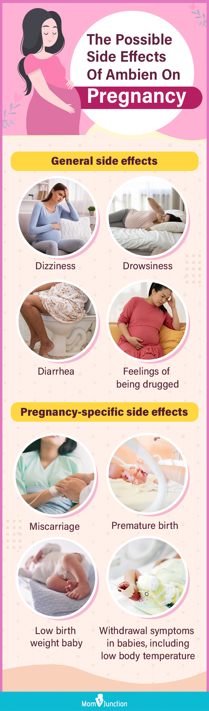 the possible side effects of ambien on pregnancy (infographic)