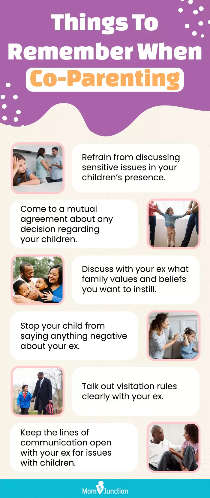 things to remember when co parenting (infographic)