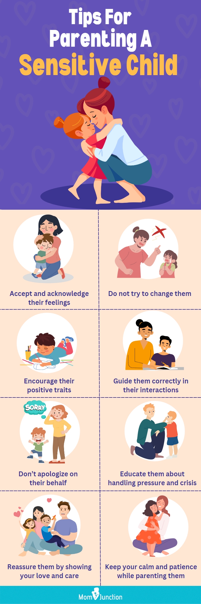tips for parenting a sensitive child (infographic)