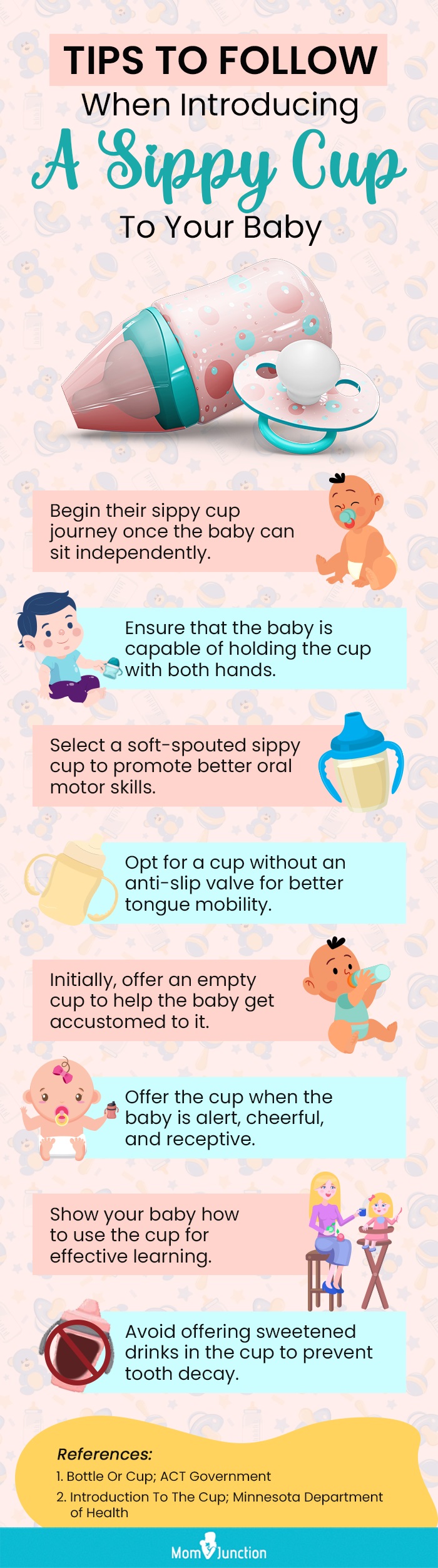 Tips To Follow When Introducing A Sippy Cup To Your Baby (infographic)
