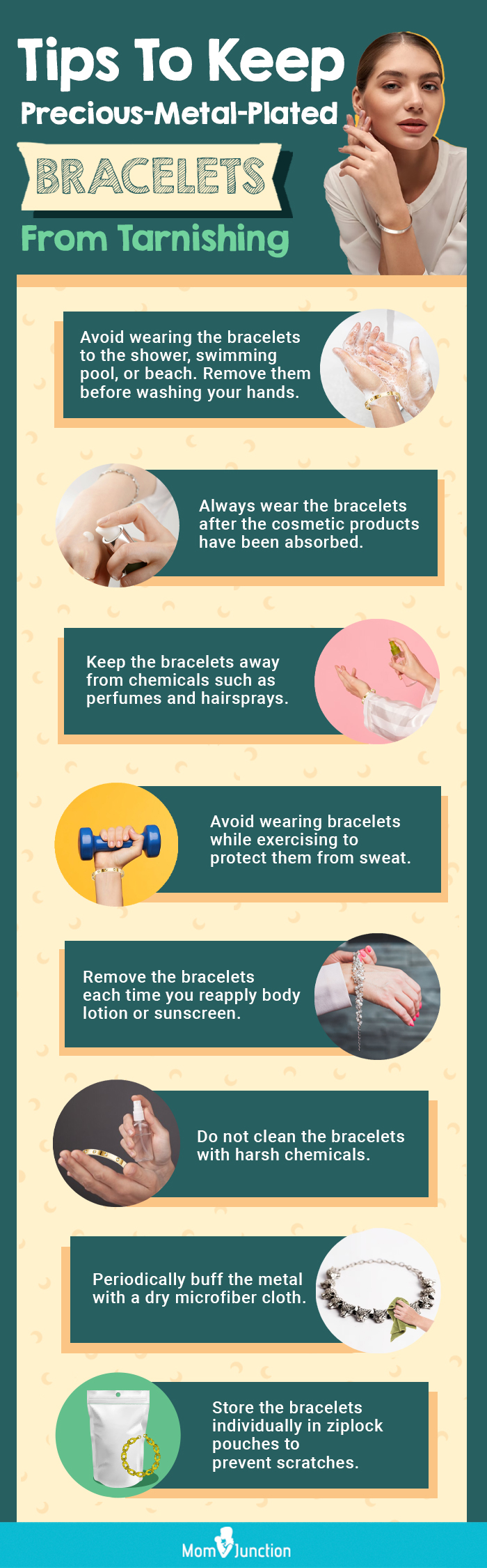 Tips To Keep Precious Metal Plated Bracelets From Tarnishing (infographic)
