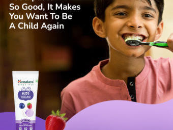 Brushing takes a sweet twist with Himalaya Kids Bubble Gum Toothpaste.