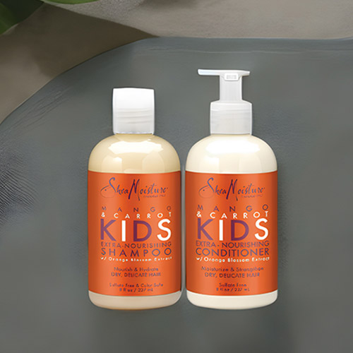 SheaMoisture Mango & Carrot Kids’ Extra-Nourishing Shampoo And Conditioner