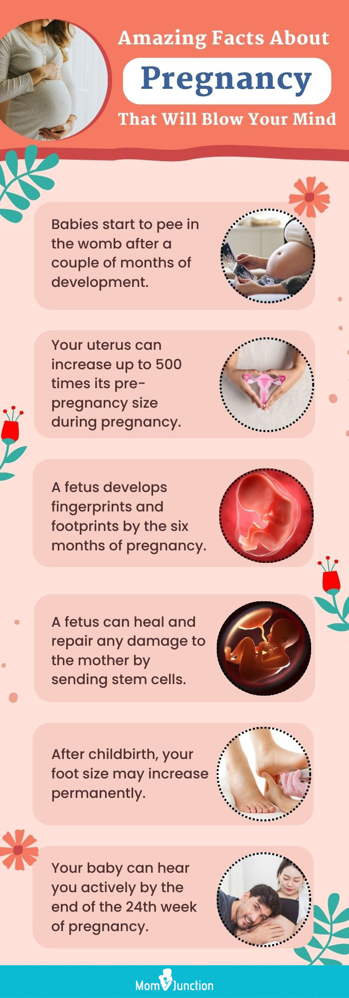 amazing facts about pregnancy that will blow your mind (infographic)