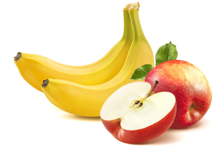 Bananas And Apples For Early Tastes