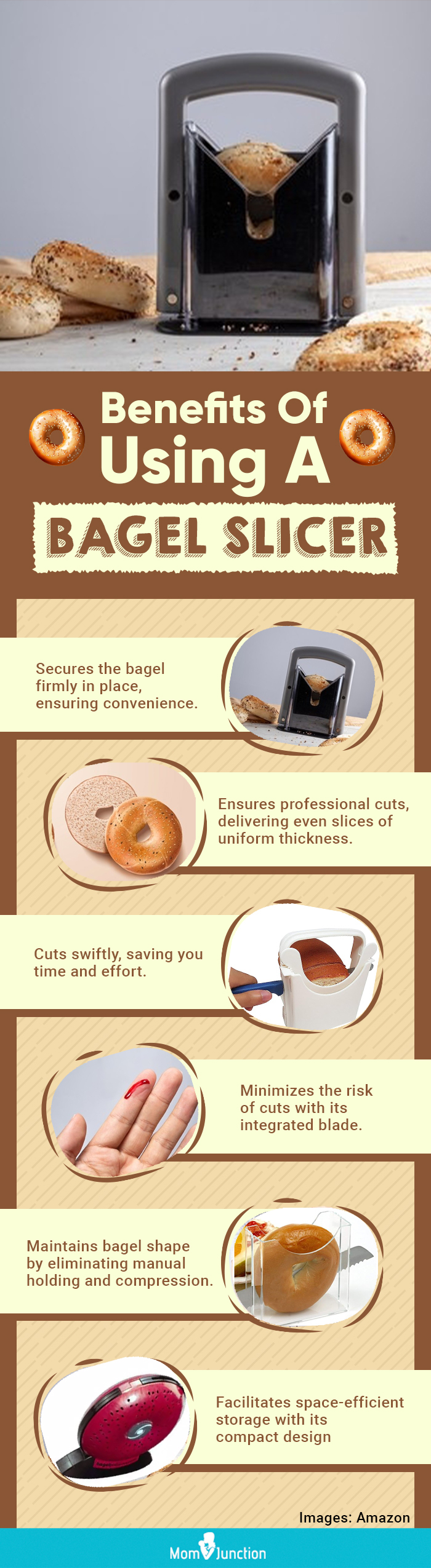 Benefits Of Using A Bagel Slicer (infographic)