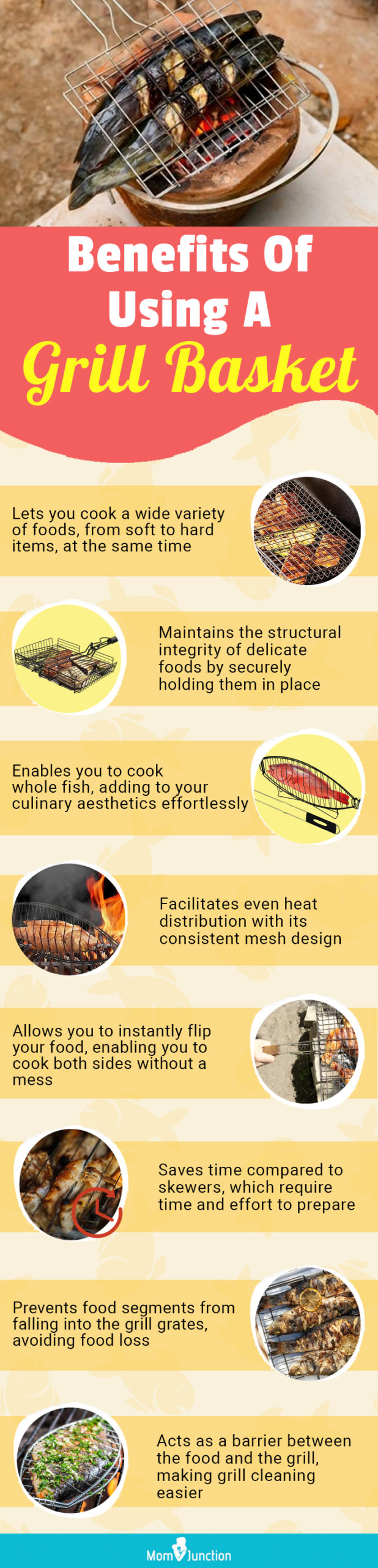 Benefits Of Using A Grill Basket (infographic)