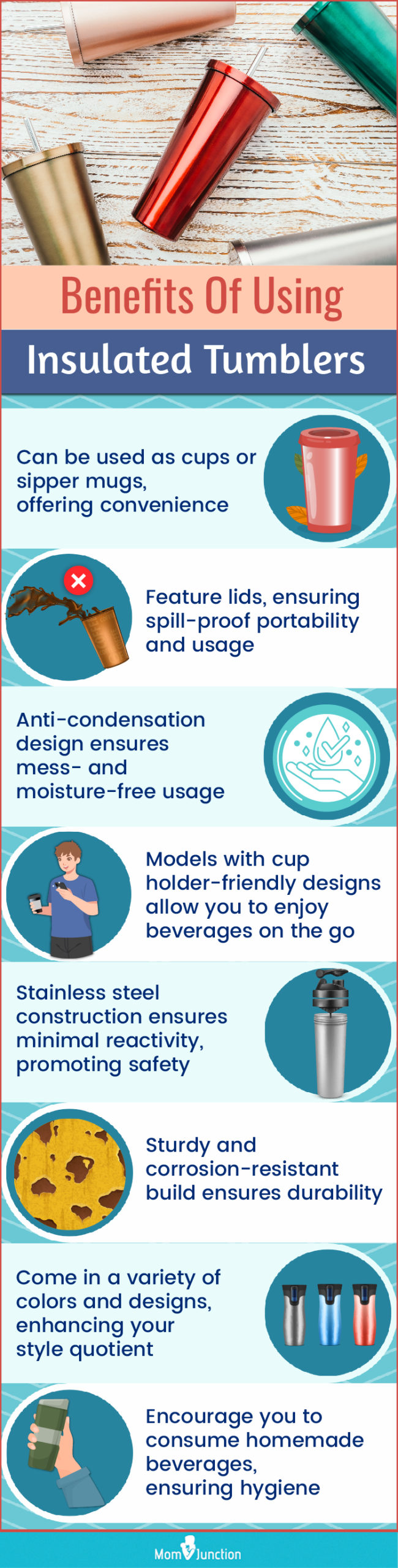 Benefits Of Using Insulated Tumblers (infographic)