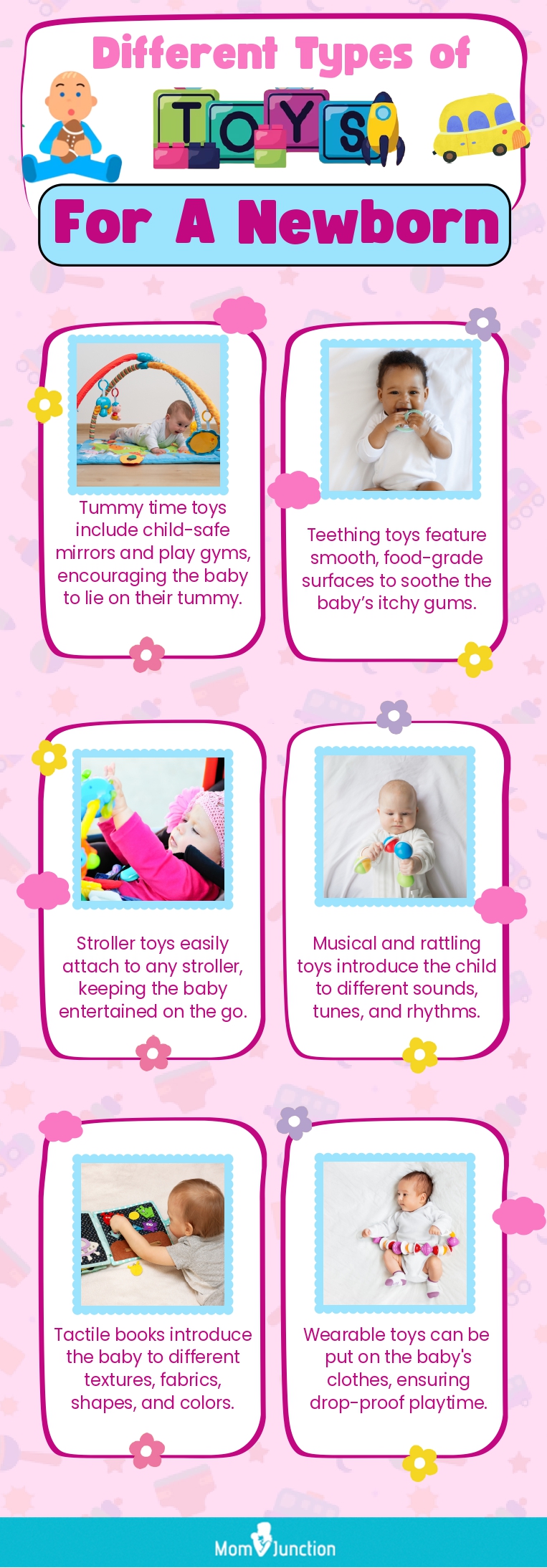 Different Types Of Toys For A Newborn (infographic)