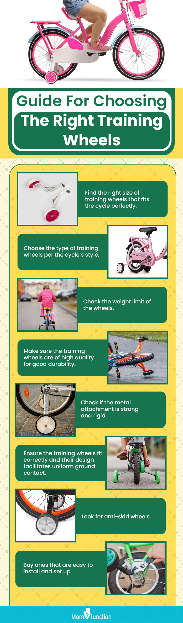 Guide For Choosing The Right Training Wheels (infographic)