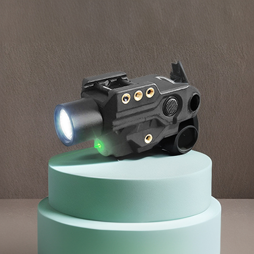 Hawk Gazer Low Profile Rechargeable Flashlight Green Laser Sight Combo