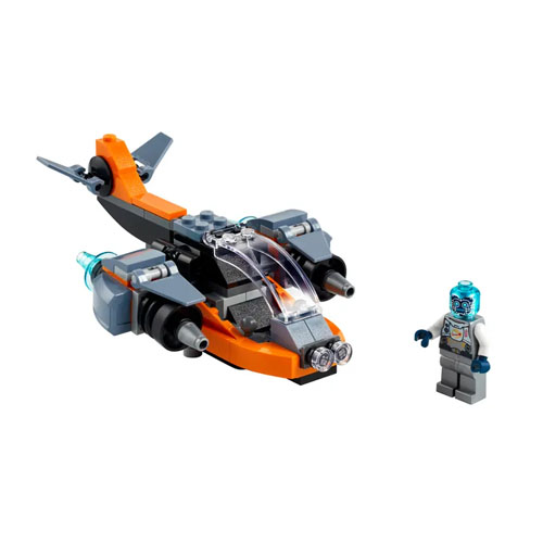 Lego Creator 3-In-1 Cyber Drone Space Toys Building Set