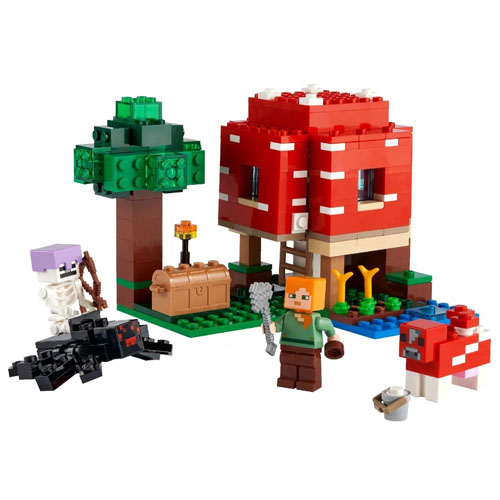Lego Minecraft The Mushroom House Set