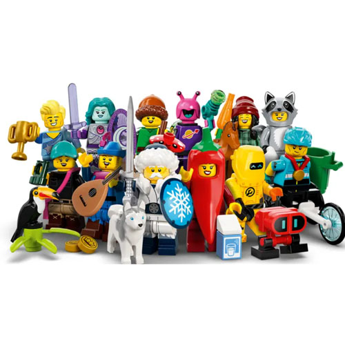 LEGO Minifigures Series 23 6 Pack 71036 Building Toy Set; Collectible Gift  for Kids Boys and Girls Ages 5 Pack of 6 Blind Bags to Collect