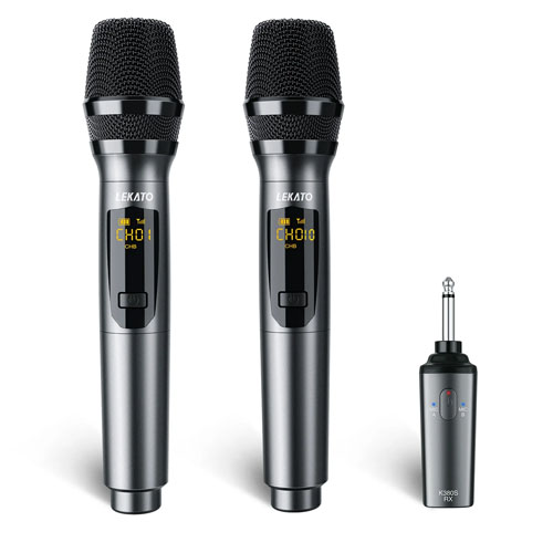 Lekato Rechargeable Wireless Microphone