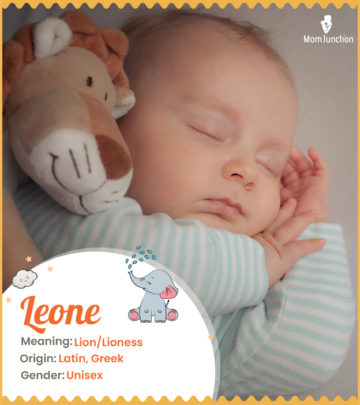 Leone, meaning Lion/Lioness