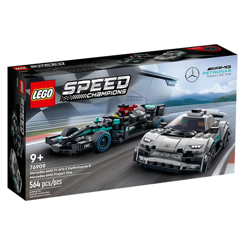 Lego Speed Champions Mercedes- AMG F1 W12 E Performance & Mercedes-AMG Project One Building Set