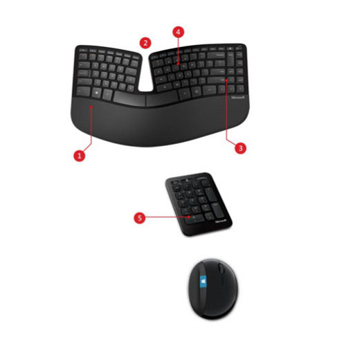 Microsoft Sculpt Ergonomic Wireless Desktop Keyboard And Mouse