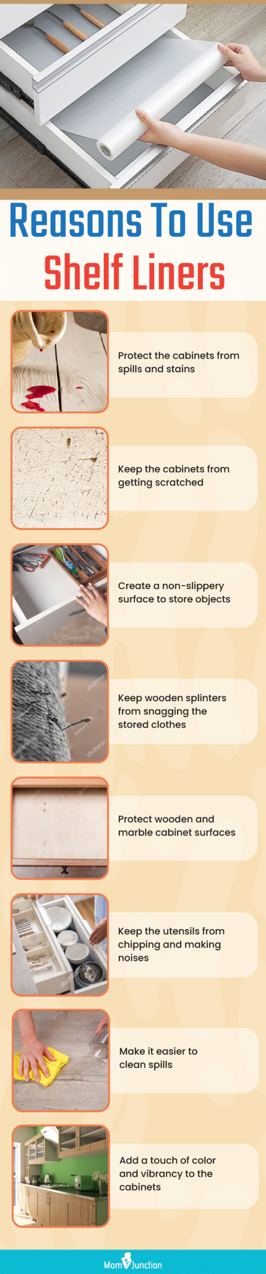 Reasons To Use Shelf Liners (infographic)