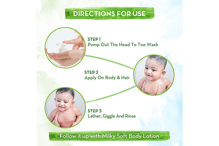 Mamaearth Milky Soft Head To Toe Wash Vs. Johnson's Baby Top-To-Toe Baby  Bath
