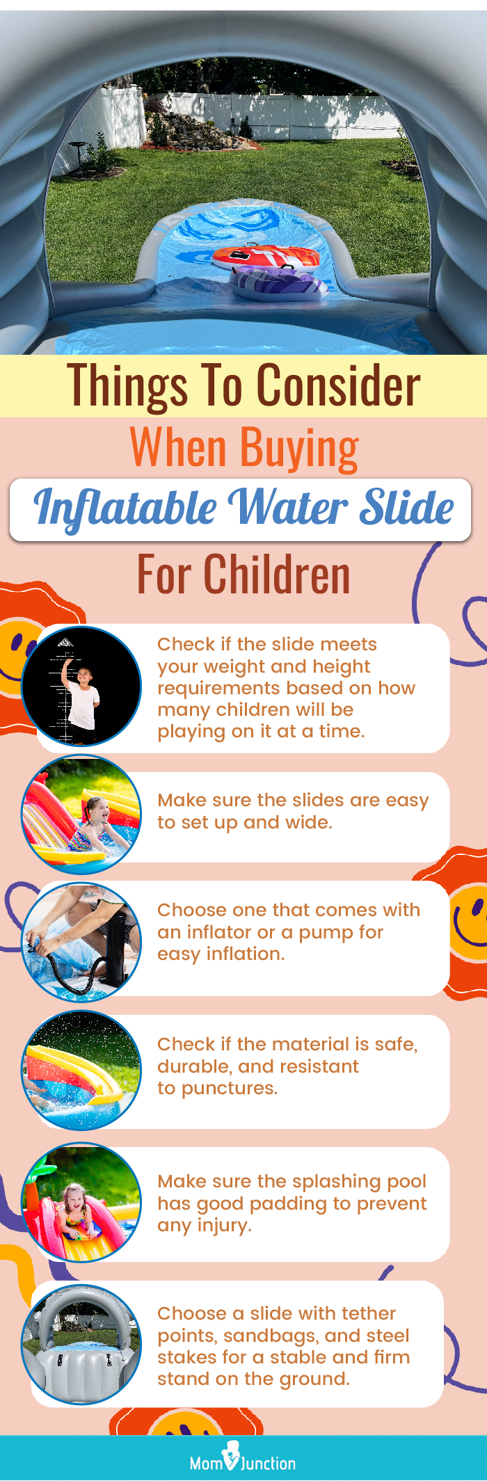 Things To Consider When Buying Inflatable Water Slide For Children (infographic)