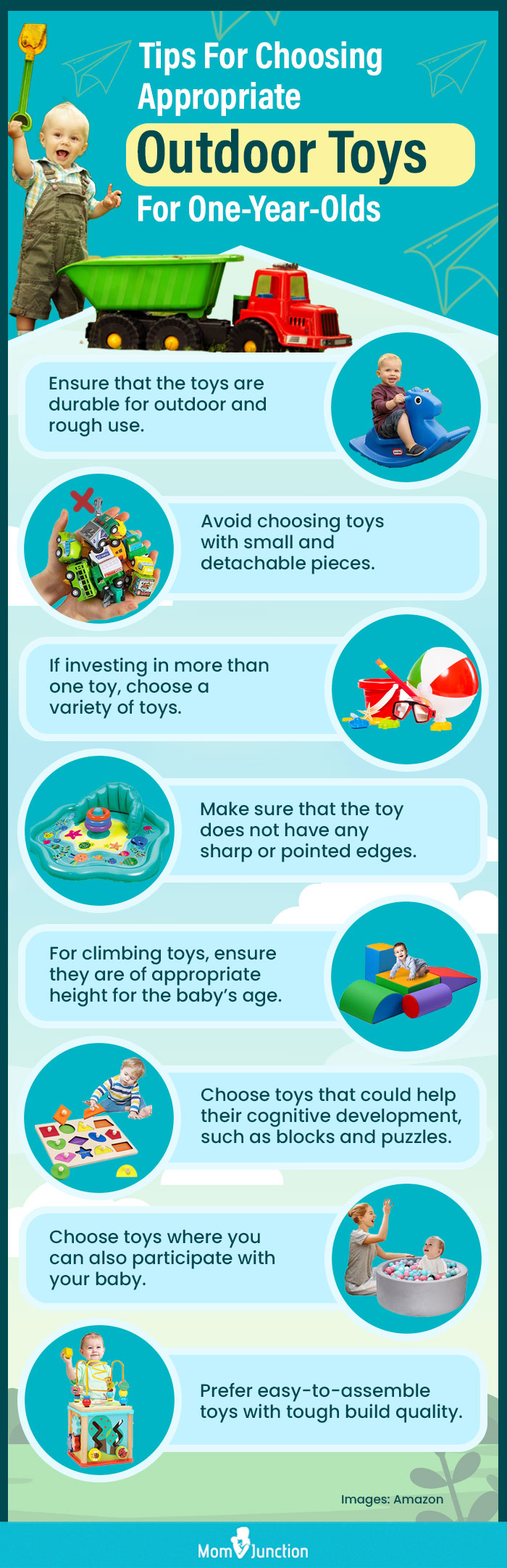 Tips For Choosing Appropriate Outdoor Toys For One Year Olds (infographic)