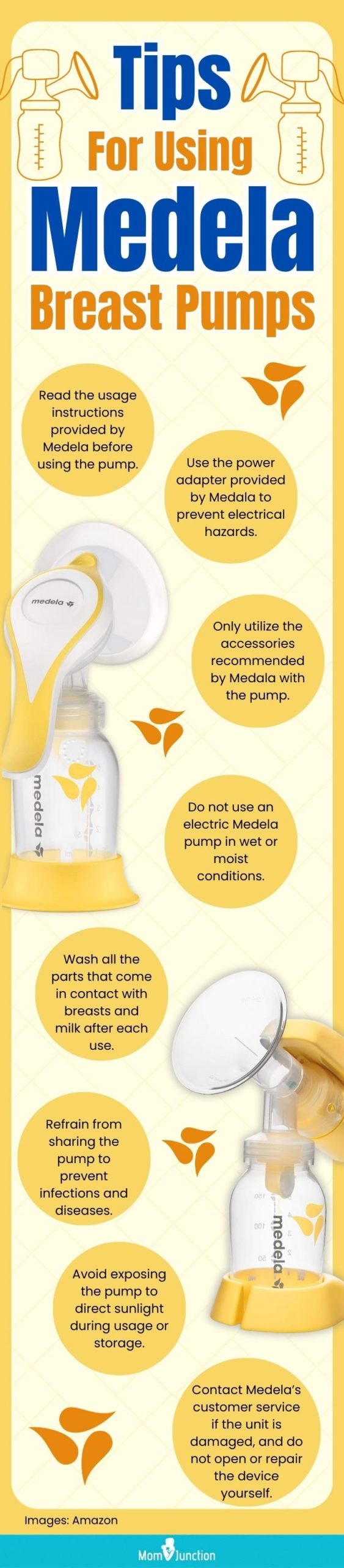 Tips For Using Medela Breast Pumps (infographic)