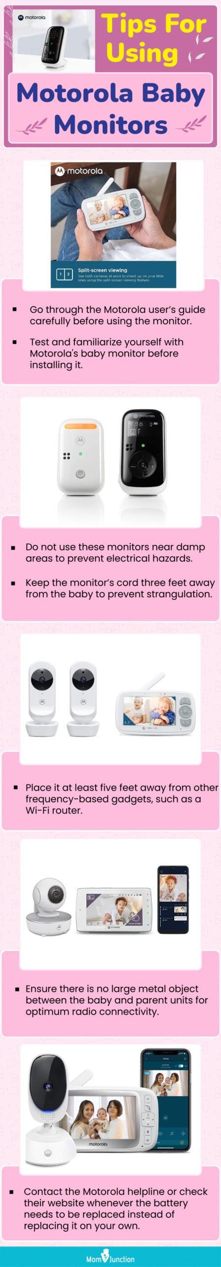 Tips For Using Motorola Baby Monitors (infographic)