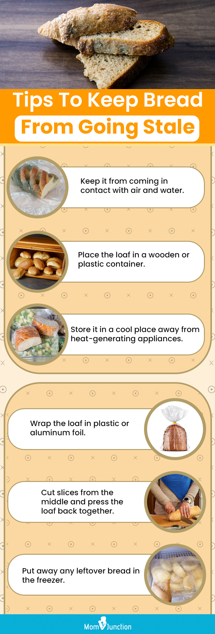 Tips To Keep Bread From Going Stale (infographic)