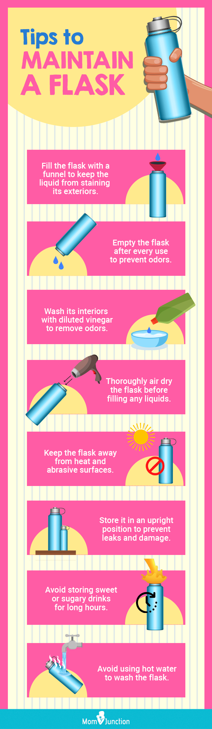 Tips To Maintain A Flask (infographic)