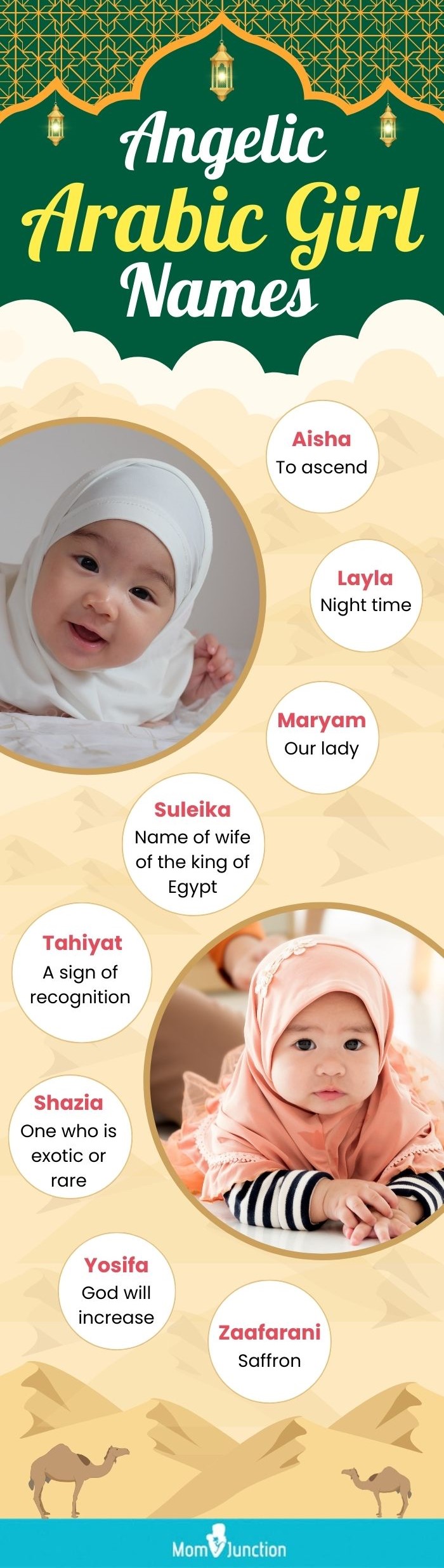 Angelic Arabic Girl Names 
