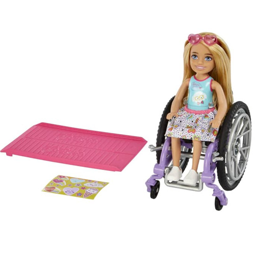 Barbie Chelsea Doll & Wheelchair