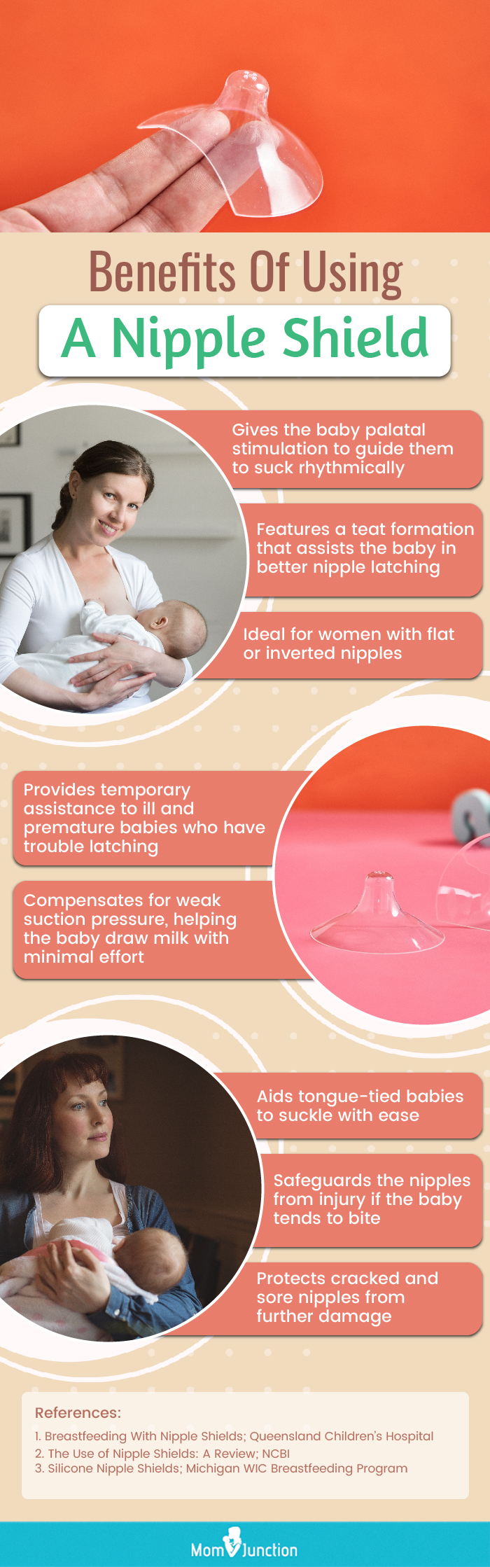 Benefits Of Using A Nipple Shield (infographic)