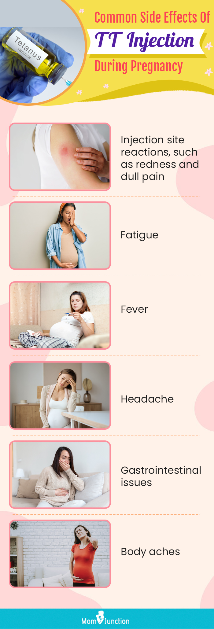 common side effects of tt injection during pregnancy (infographic)