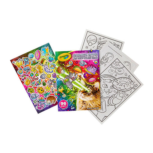 Crayola Uni-Creatures And Cosmic Cats Coloring Book Set