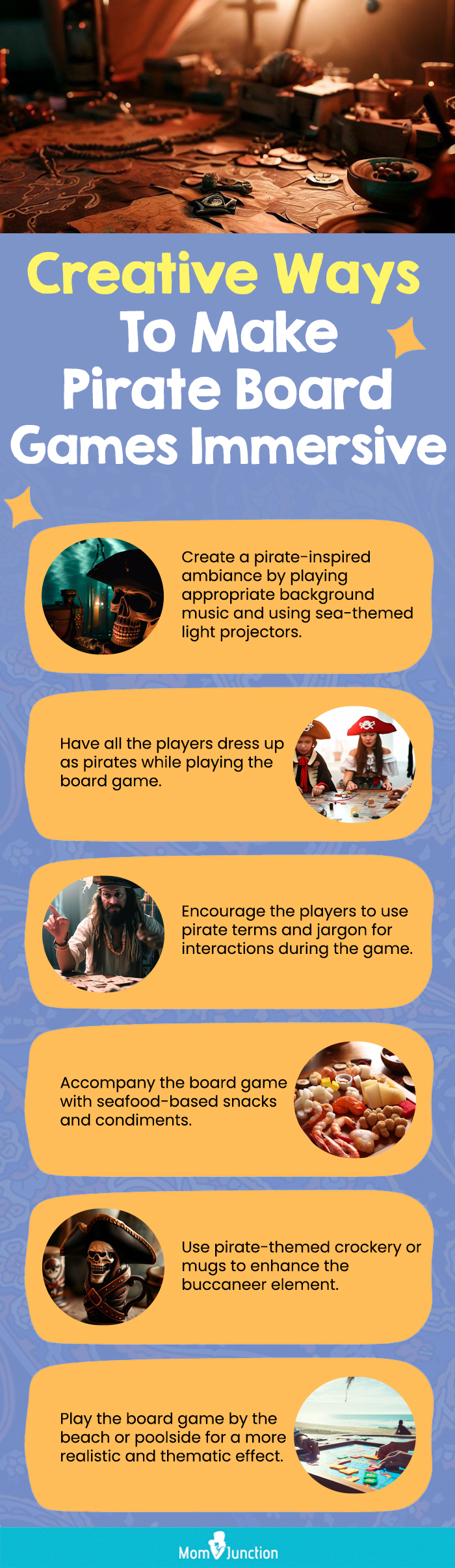 Creative Ways To Make Pirate Board Games Immersive (infographic)