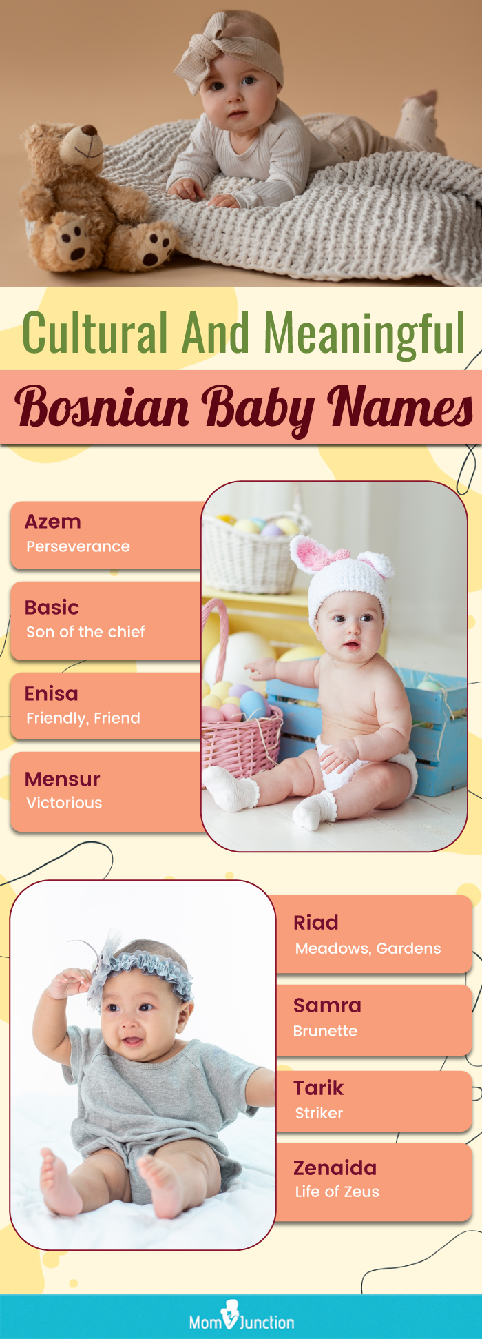 cultural and meaningful bosnian baby names (infographic)