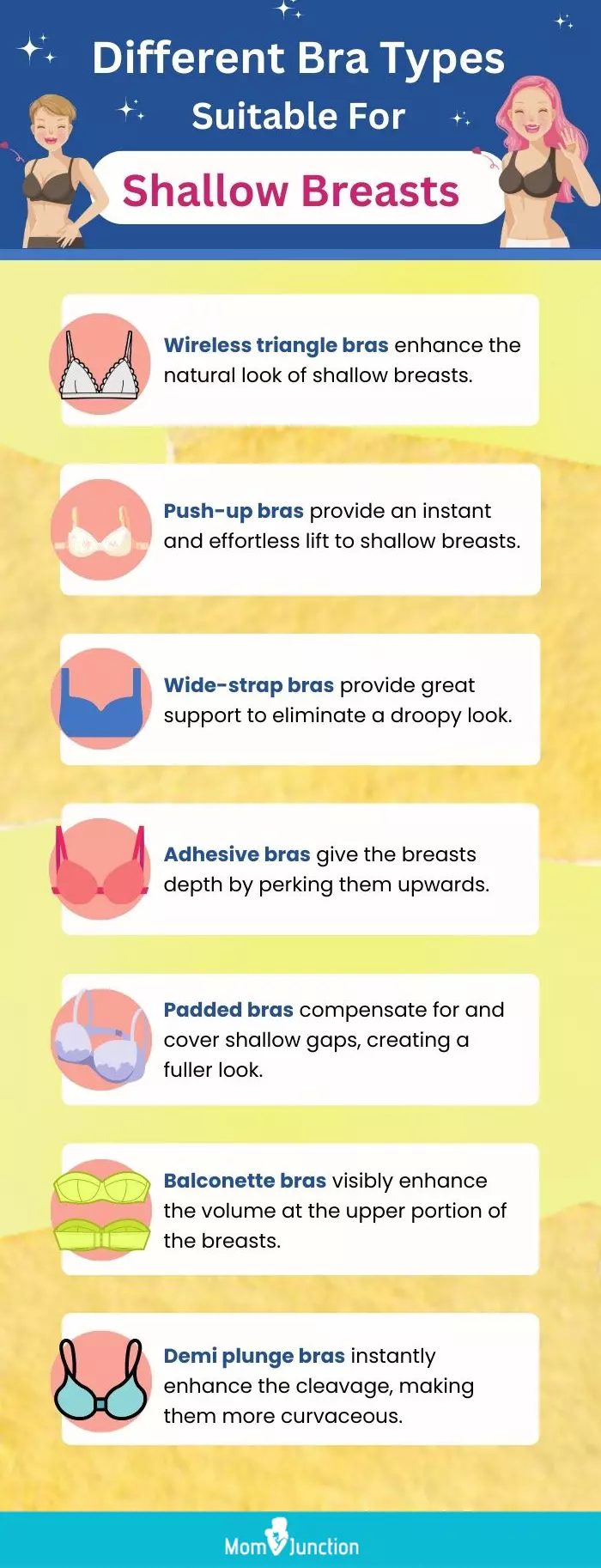 14 Best Bras For Shallow Breasts In 2024, Expert-Approved | MomJunction