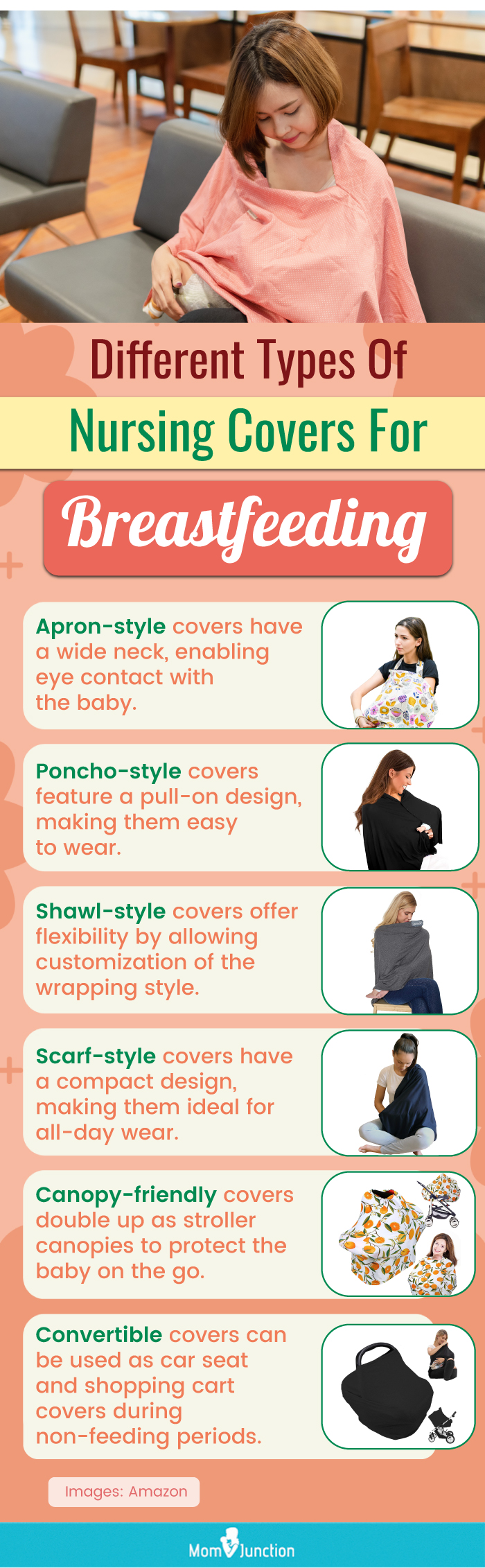 Nursing Cover for Baby Breastfeeding & Pumping | Multi Use Car Seat  Stroller Cover | Breathable Soft Muslin Cotton | Breast Feeding Apron &  Shaw by