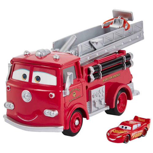 Disney Cars Toys Stunt & Splash Red Fire Truck
