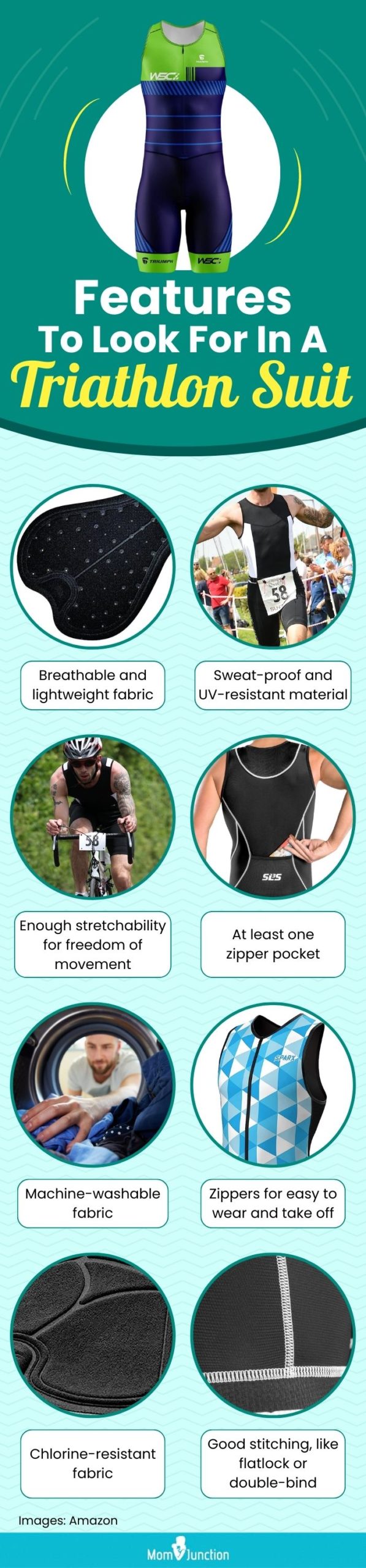 Features To Look For In A Triathlon Suit (infographic)