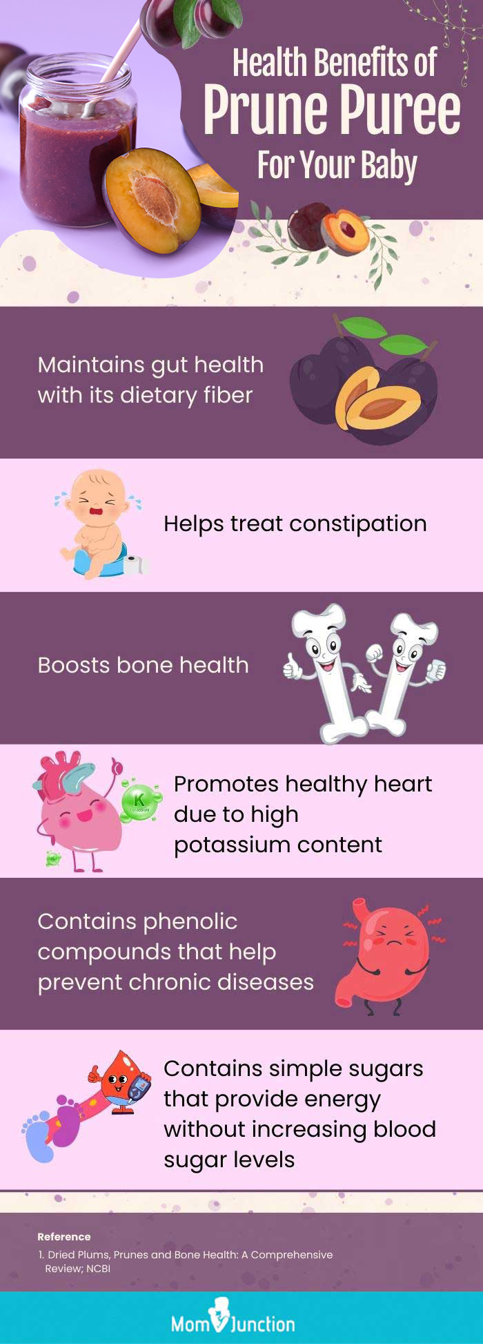 health benefits of prune puree for your baby (infographic)