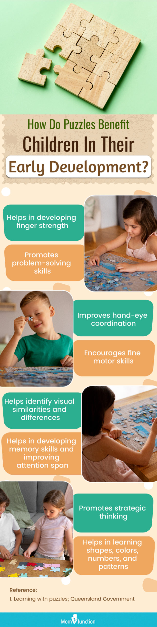 How Do Puzzles Benefit Children In Their Early Development? (infographic)